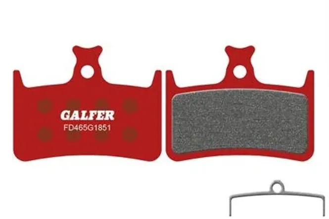Hovedbilde Hope E4 og RX4 Galfer Advanced Bremseklosser