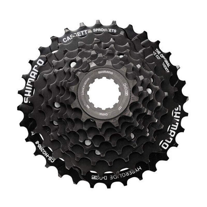 Shimano HG200 8-Delt Kassett 12-32T Sort